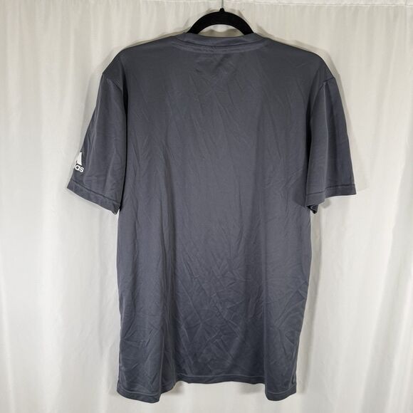 Adidas Sporting KC Shirt Men's Large Grey Short Sleeve Crewneck Athletic - Picture 9 of 11